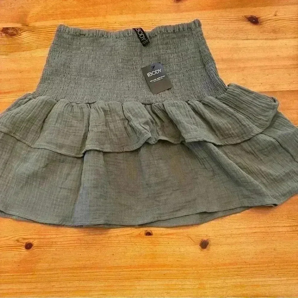 Cotton On Dresses & Skirts - New with tags Cotton On Body gauzy mini skirt women M smocked waist